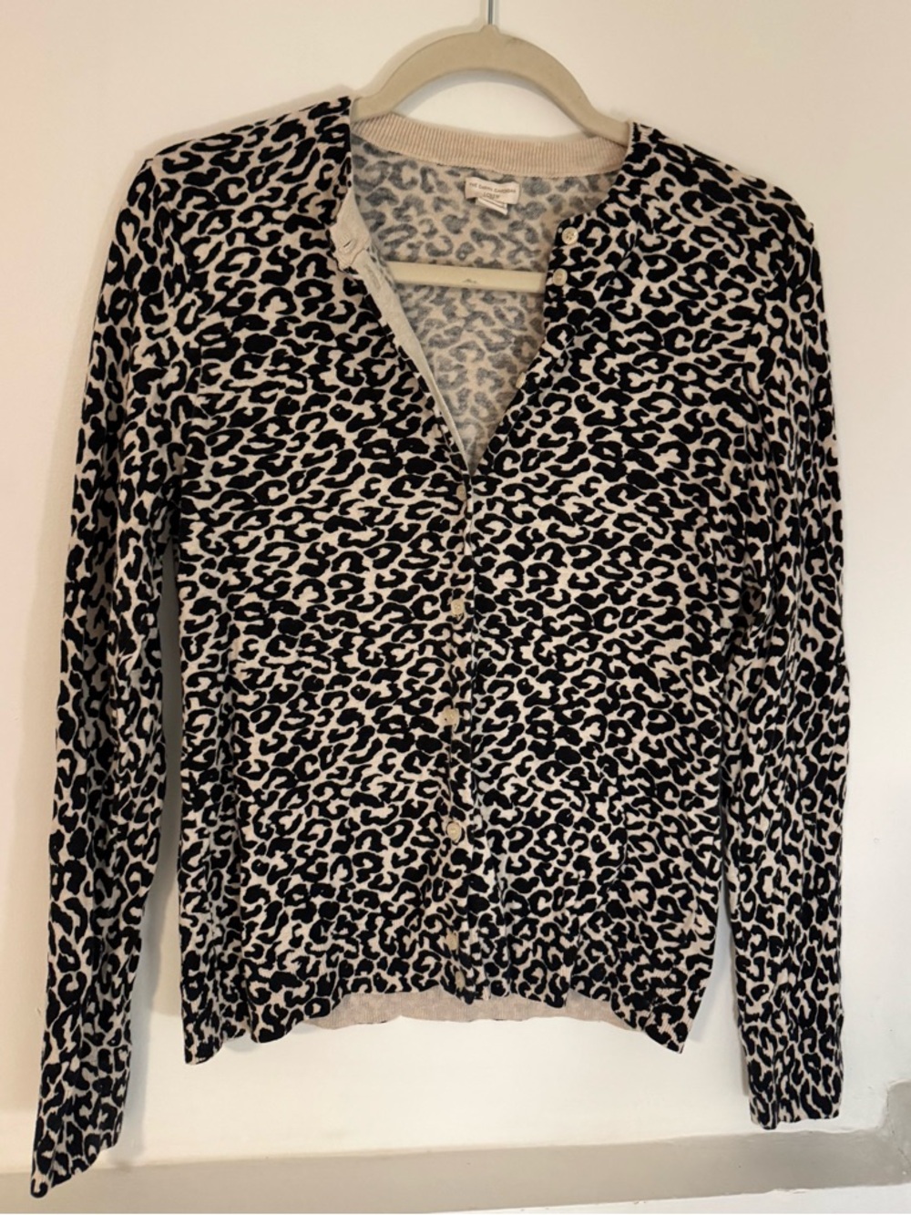 J.Crew Caryn cardigan leopard animal print